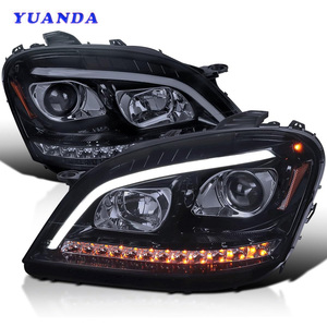 Adapté aux phares avant ML W164 2010-2011, compatible avec la modification des phares <span class=keywords><strong>Mercedes</strong></span> 09-12, feux de jour LED. - Product Image 3