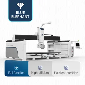 เครื่องตัดเลื่อยตัดหินแกรนิต CNC ห้าแกนเลื่อยตัดหินอ่อนสำหรับการประมวลผลเคาน์เตอร์ห้องน้ำประสิทธิภาพสูง