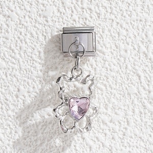 Venta al por mayor de dijes italianos de dibujos animados, dijes italianos de acero inoxidable impermeables, pulsera de dijes italianos para la fabricación de joyería DIY - Product Image 4