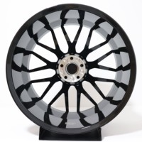 Jantes en alliage d'aluminium forgé personnalisées de 18 à 24 pouces, 5x112, noir brillant, 5 branches, pour Mercedes Benz Classe A, B, C, E, S, CLA, C63 AMG