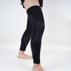 Aofit – Manchon de compression long personnalisé avec logo, pour genouillère de soutien articulaire, idéal pour la course et les sports - Product Image 5