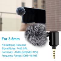 Microphone espion miniature PULUZ à prise jack 3,5 mm, unidirectionnel et réglable pour téléphone portable – Meilleure vente