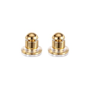 Tapones para los Oídos Antideslizantes con Pernos de Oro de 18k, Tapones de Silicona con Forma de OVNI, Listos para Dormir, Accesorios Unisex para Pendientes - Product Image 2