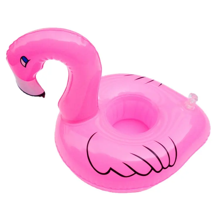 Custom inflatable flamingo drink holder