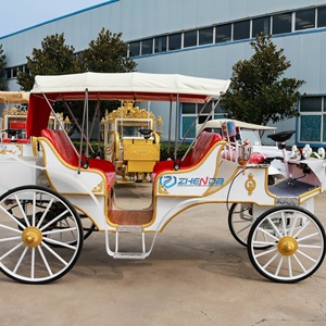 Calèche électrique de tourisme et de mariage, véhicule spécial, avec sièges rouges, directement de l'usine - Product Image 3