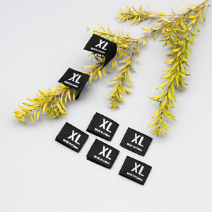 Numéro de taille Étiquettes de vêtements Étiquettes de taille tissées pour vêtements Étiquette de cou confortable pour l'identification de la taille des vêtements - Product Image 5