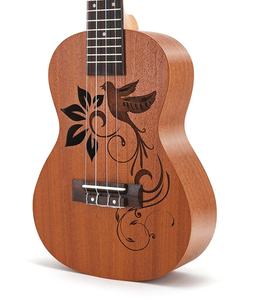 من المصنع مباشرة 23 بوصة بنمط مخصص من Sapele <span class=keywords><strong>Lark</strong></span> Woodern Ukulele - Product Image 1