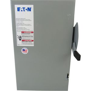 สวิตช์นิรภัยอเนกประสงค์ Eaton 60A 240V 3 เฟส แบบใช้มือ  ตัวเรือนเหล็ก - Product Image 1