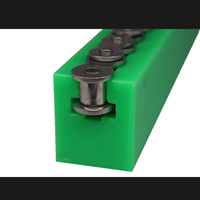 Nouvelle plaque de rail de guidage en plastique UHMWPE Sanheng sur mesure, usinée CNC, profil de dent de pignon à dents droites, tolérance de 20 degrés