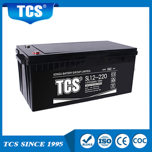 TCS SL12-220 12Volt 220Ah Sealed <strong>Vrla</strong> <strong>Battery</strong> Valve Regulated Lead Acid <strong>Battery</strong> Flooded Lead Acid <strong>Battery</strong> for Solar Power - Product Image 2