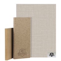 Panneau décoratif en MDF mélaminé haute qualité, toucher doux, texture lin, ignifuge et résistant à l'humidité, pour cuisines et salles de bain haut de gamme