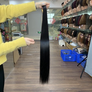 Cheveux humains de longueur longue, différentes tailles, cheveux bruts en gros, 100% cheveux Remy alignés, mèches brutes non traitées - Product Image 5