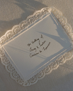 Invitaciones <span class=keywords><strong>de</strong></span> Boda <span class=keywords><strong>Personalizadas</strong></span> <span class=keywords><strong>de</strong></span> Encaje Transparente, Papel <span class=keywords><strong>de</strong></span> Tela Hecho a Mano Clásico, Papelería <span class=keywords><strong>de</strong></span> Boda, Guarda el Fecha <span class=keywords><strong>de</strong></span> la Invitación - Product Image 1