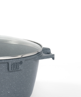 MGC Kitchen Classic Romanian Series, ensemble de casseroles à soupe antiadhésives en marbre, ustensiles de cuisine pour induction, fond durable en céramique et aluminium, pour la maison