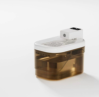 Fontaine à eau automatique rechargeable pour chat, écologique, en plastique, style bouteille, étanche, bol à eau pour animaux de compagnie