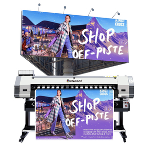 Graphking Nhà Máy 1.8M 6ft Lớn Định Dạng Rộng Sinh Thái Dung Môi Máy In In Biểu Ngữ Vinyl Vải Bạt Máy Vẽ - Product Image 1