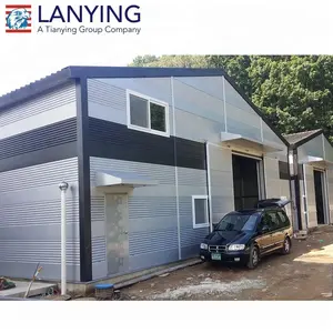 Low cost steel structure factory building and steel warehouse metal frame prefab house construction