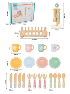 Ensembles de <span class=keywords><strong>cuisine</strong></span> éducatifs ustensiles Mini bloc de construction <span class=keywords><strong>petite</strong></span> vaisselle jouets auxiliaires d'enseignement préscolaire pour enfants garçons filles - Product Image 6