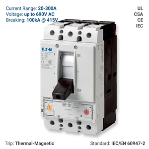 Interruptor Automático de Caja Moldeada (MCCB) Serie NZM NZMH2-A100-AS 100A 3P 400V CE CCC ISO para Control de Distribución de Energía - Product Image 6