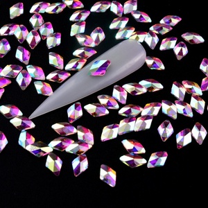 Strass en verre fantaisie à dos plat C09 Saphir K9, 51 formes, 25 couleurs, pour décoration d'ongles 3D - Product Image 6