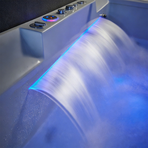 Baignoire en acrylique avec fonction jet d'eau Spa Salle de bain Jacuzzi Intérieur 2 Personnes - Product Image 2
