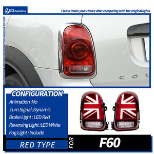 Para BMW Mini F60 Conjunto de lámpara trasera Lente transparente roja 12V Nuevo y usado Transfronterizo - Product Image 6