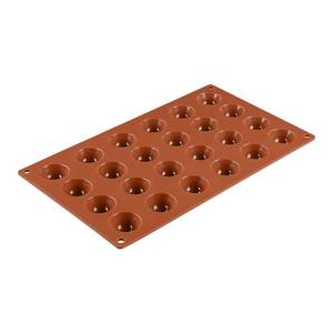 MUYULINS Factory 24-Cavity Hemispherical Maker LFGB Platinum Non-Stick BPA-Free <b>Silicone</b> Mousse Cake Mold - Product Image 6