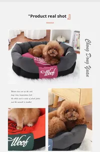 पर्यावरण के अनुकूल ठोस वर्ग xl कुत्ते सोफे हटाने योग्य नींद चटाई दाग-प्रतिरोधी सभी मौसमों 100% पॉलिएस्टर क्लासिक लिविंग - Product Image 6