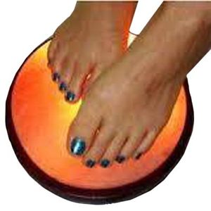 Lámpara de desintoxicación de pie de sal del Himalaya/Idea de regalo novedosa de desintoxicación - Product Image 1