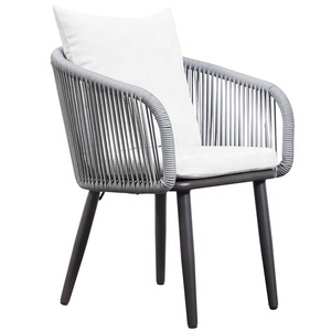 Grey Patio <span class=keywords><strong>cafe</strong></span> 5 mảnh ăn đặt đồ nội thất 0utdoor vườn <span class=keywords><strong>cafe</strong></span> dây nhôm bảng và 4 ghế cho bên ngoài - Product Image 4
