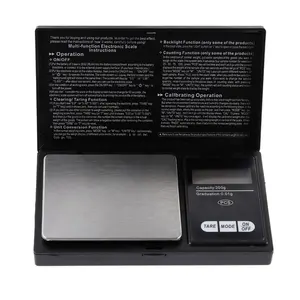 keuken schaal 500 gram Suppliers-Sieraden Gold Balans Gewicht Gram Lcd Pocket Weging Elektronische Weegschalen Keukenweegschaal