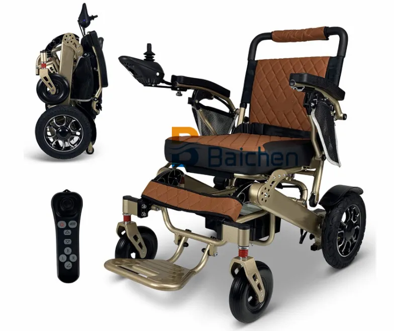 Silla de ruedas eléctrica estándar médico, silla de ruedas eléctrica, 2021