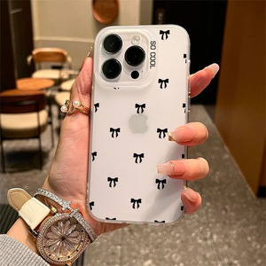 Toàn Màn Hình <span class=keywords><strong>TPU</strong></span> Trường Hợp Đối Với Apple Đối Với iPhone 17Promax 16 14 13 12 Màu Đen Với Lỗ Lớn Mềm Thiết Kế Đơn Giản - Product Image 6