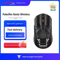 Mouse Gaming Nirkabel HyperX Fire Ultra-Ringan Portabel PUBG/FPS Komputer Esports