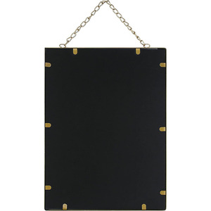 12x16 <span class=keywords><strong>inch</strong></span> mộc mạc thiết kế hiện đại treo gương sắt đen với chuỗi cho phòng tắm ăn uống và phòng khách tường - Product Image 5