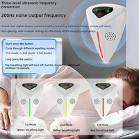 Répulsif à ultrasons pour souris et insectes volants, quatre modes, double cornet, fréquence variable, haute puissance, plastique, écologique