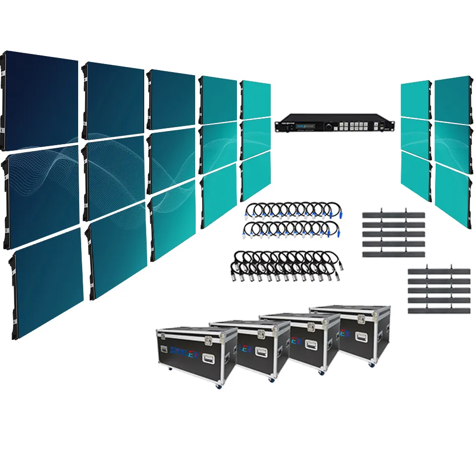 Turnkey Led Video Wall System P2.9 P3.9 P4.8 Rental Indoor Led Display Event Outdoor Led Panel Stage Led Screen For Concert