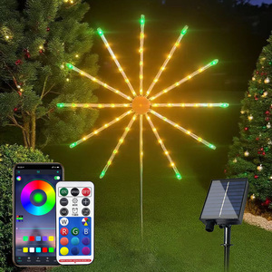 Giấc Mơ Màu nhỏ Led năng lượng mặt trời cối xay gió đèn không thấm nước ngoài trời Vườn trang trí pháo hoa IP65 đánh giá - Product Image 5