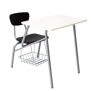 Fournisseurs de mobilier scolaire Chaise d'étudiant avec tablette écritoire Chaises de salle de formation Table et chaises d'examen scolaire