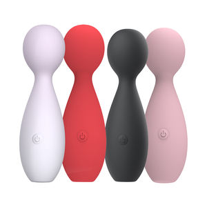 GINYA alat pijat klasik tongkat AV Mini baru untuk wanita silikon cair pemijat getar kuat mainan seks dewasa untuk wanita - Product Image 3