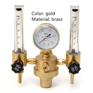 เกจวัดแรงดันอาร์กอน CO2 พร้อมตัวควบคุมแรงดันแบบ Mig Tig พร้อมมิเตอร์วัดการไหล ค่าแรงดันขาออก 0-15 Psi สำหรับงานเชื่อม - Product Image 5