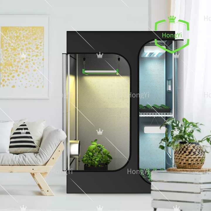 Factory Price OEM/ODM 90*60*135 CM Mylar Fabric Indoor Grow Room Grow Tent Greenhouse Box Grow Box for Plants