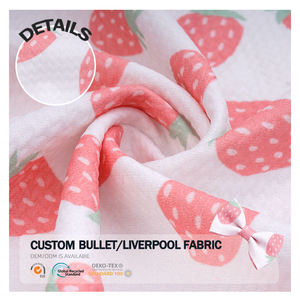 Bullet Knit Tissu Par La Cour En Gros Personnalisé De Noël Imprime Liverpool Tissu À Carreaux - Product Image 2