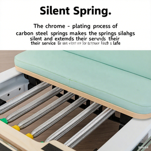 เครื่องทำพิลาทีสอลูมิเนียมแบบพกพาทนทานยืดขยายกล่องนั่งแบบมีห่วงคู่สำหรับโยคะ-สำหรับสตูดิโอที่บ้าน - Product Image 5