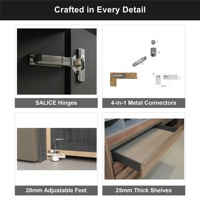 Système de dressing modulaire italien, armoire ouverte sur mesure, système de placard intégré