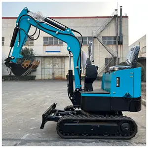 1.2 Ton Mini Excavator New China Design with Zero Tail with cab EPA EURO 5 Engine Bucket Attachment in High Condition
