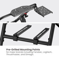 LRS15-BS02 support de roue de simulateur de course pliable avec fente de fixation de chaise support de volant Sim