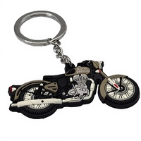 Porte-clés personnalisable en alliage de zinc poli en forme de muscle car old school, porte-clés promotionnel pour club de voitures classiques