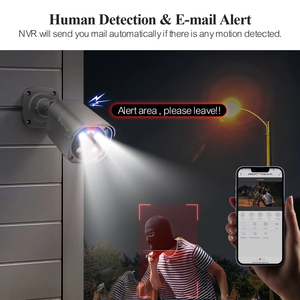 Système de caméra de sécurité Techage 4K Ultra HD 8MP POE NVR Audio bidirectionnel Détection de visage Vision nocturne couleur Ensemble de vidéosurveillance CCTV - Product Image 3