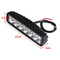 Projecteur marin LED étanche IP68 EURS 6LED 18W, éclairage de travail, accessoires neufs pour ampoules de voiture
